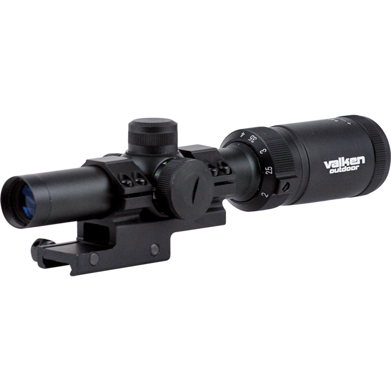 Valken Scope 1-4x20 w/Mount Mil-Dot Reticle