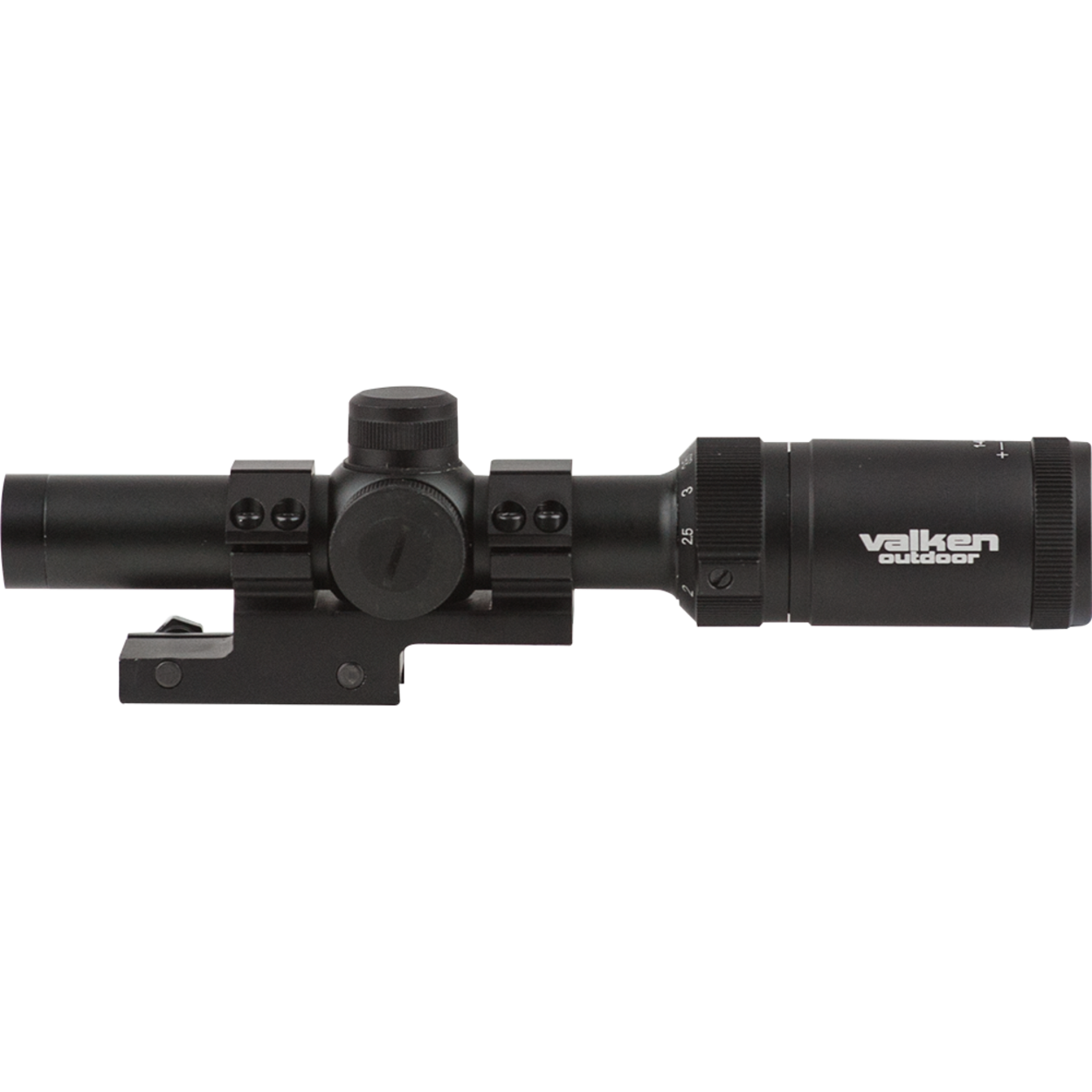 Valken Scope 1-4x20 w/Mount Mil-Dot Reticle