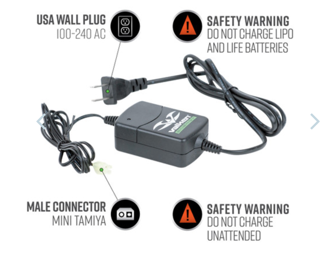 Airsoft NiMH Smart Battery Charger - 8.4V-9.6V
