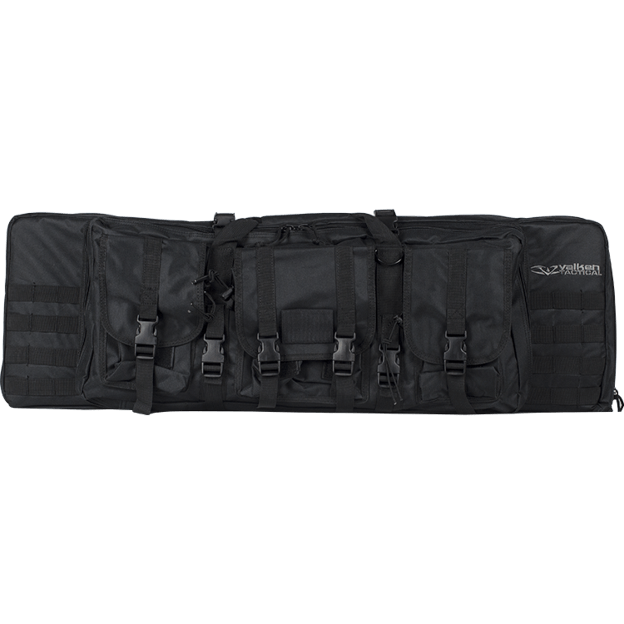 Valken Tactical 42" Double Rifle Tactical Gun Case Black