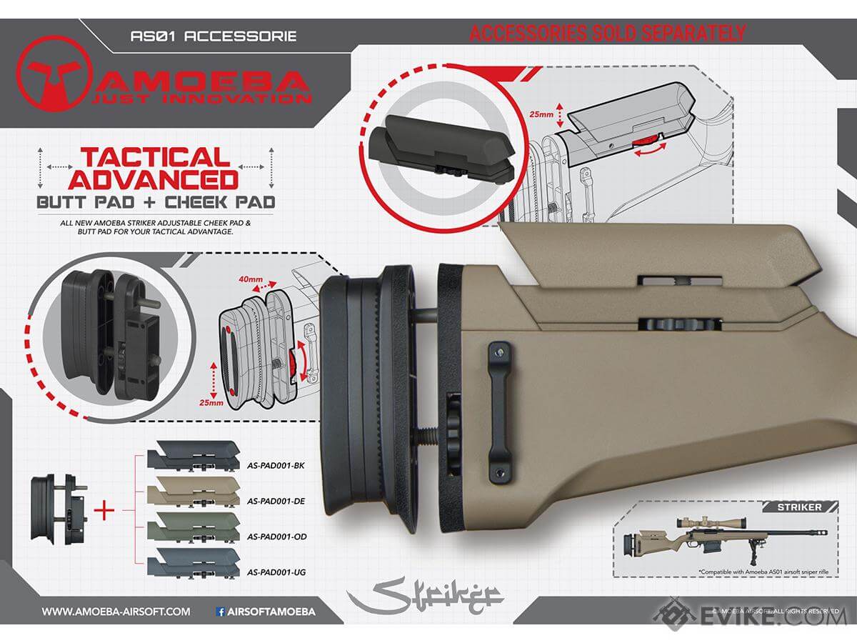 AMOEBA "Striker" S1 Gen2 Bolt Action Sniper Rifle (Color: Black)