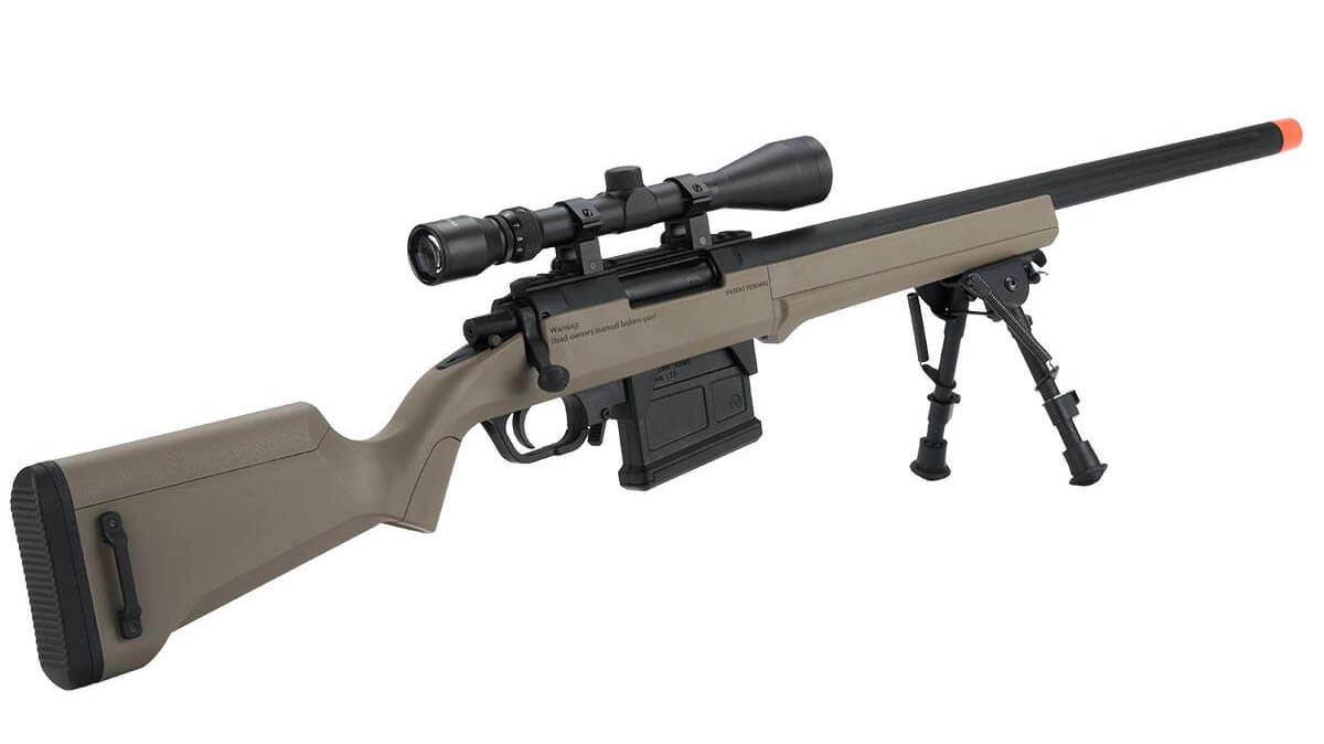 AMOEBA "Striker" Gen2 S1 Bolt Action Sniper Rifle (Color: Dark Earth)