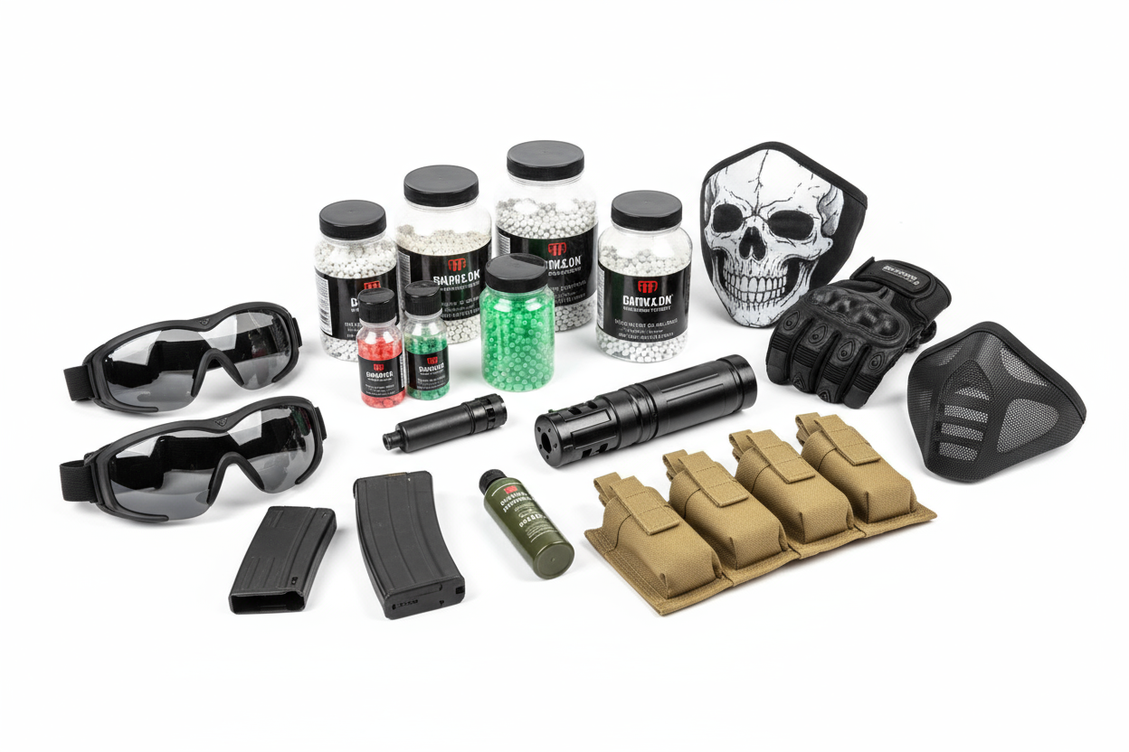 Airsoft Accessories (bbs, goggles, etc.)