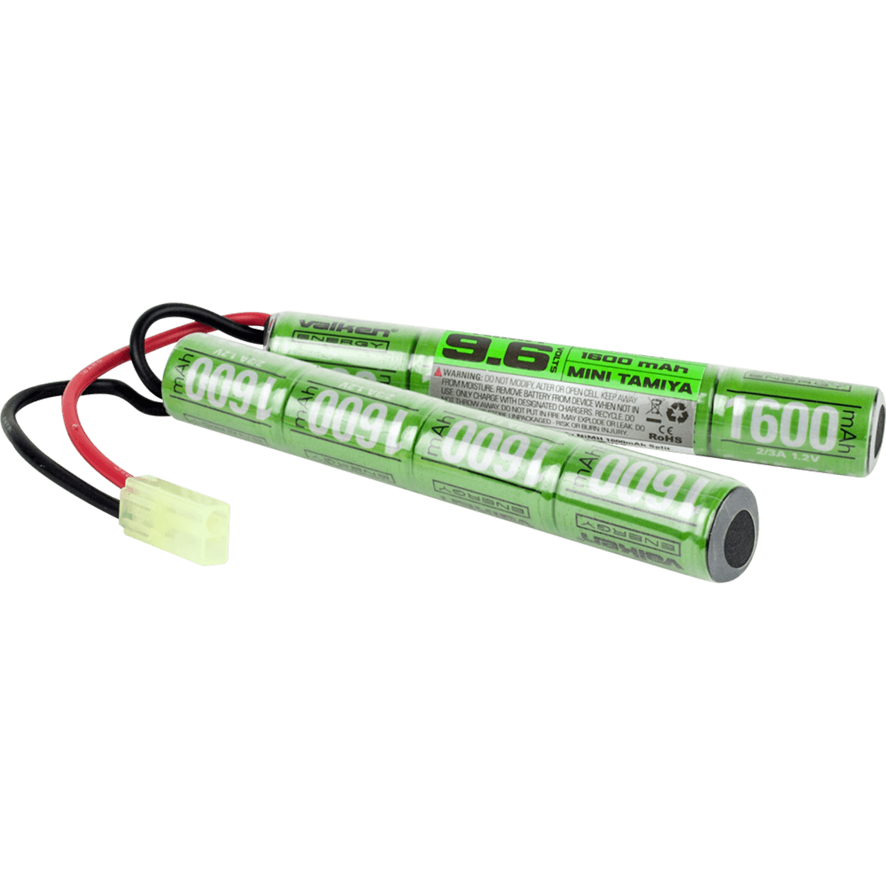 Valken Airsoft Battery - NiMH 9.6v 1600mAh Split Style