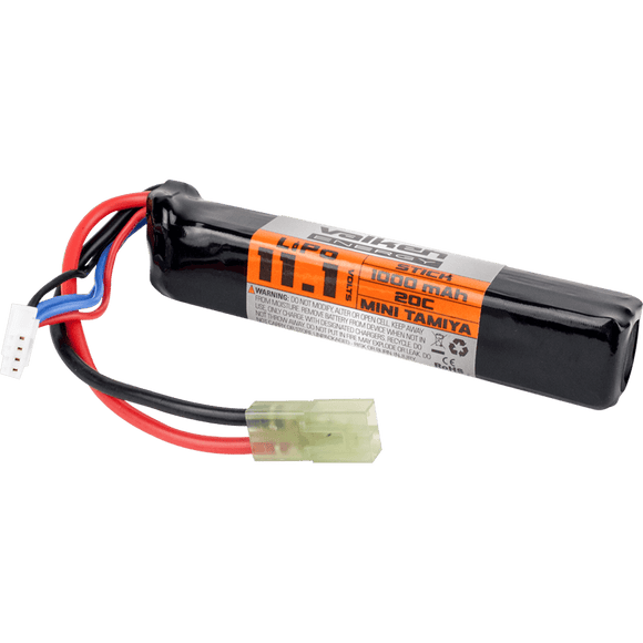 Valken Airsoft Battery - LiPo 11.1v 1000mAh 30c Stick Style