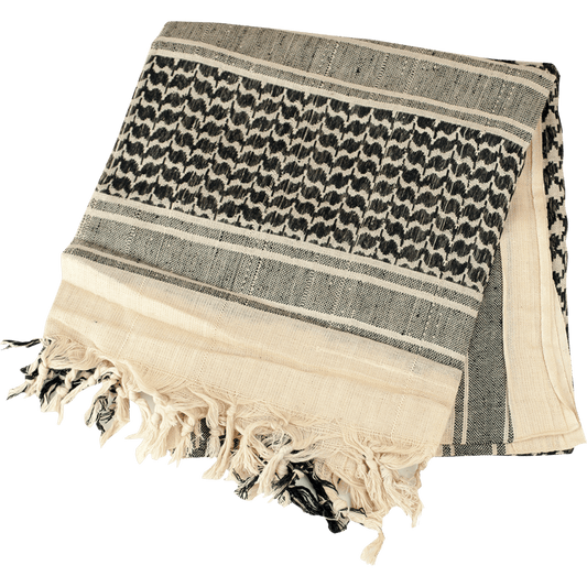 Shemagh- Tan/Black