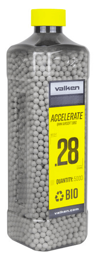 Valken ACCELERATE 0.28g BIO-5000ct-White